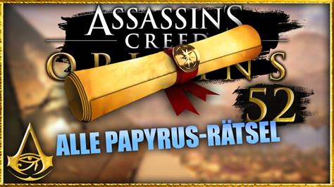 gamona.de games assassins creed gaudi alle papyrus rätsel finden